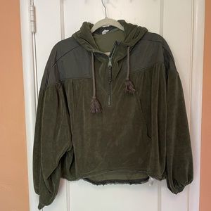 Free People Movement Green Hoodies XS